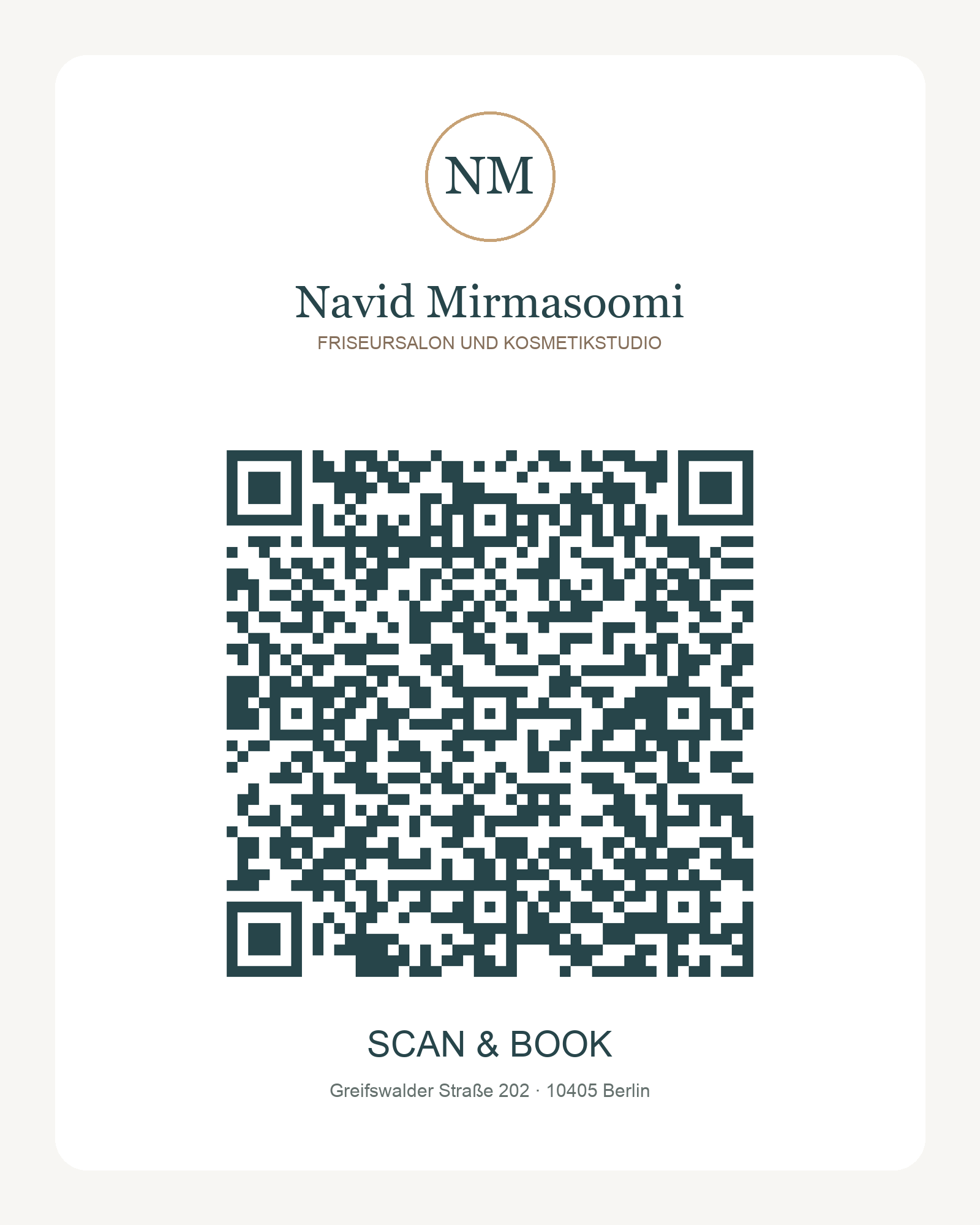QR code for Navid Mirmasoomi booking